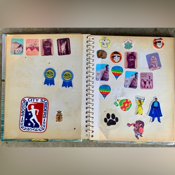 c. 1981 Vtg Spiral Bound Sticker Collection Album - Picture 15 of 16